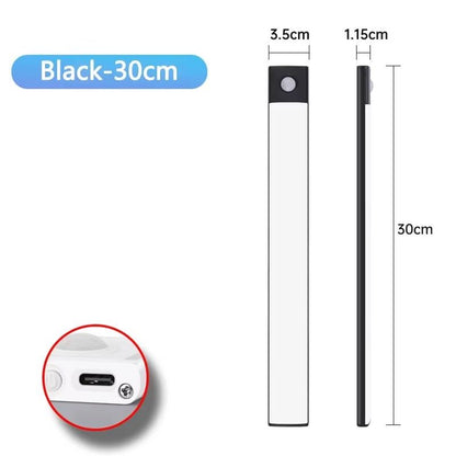 USB Rechargeable Motion Sensor LED Cabinet Light  Sleek Wireless  EasytoInstall Lighting For Home   13