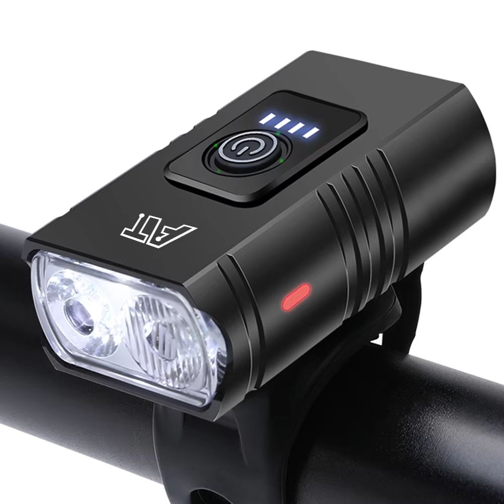 USB Rechargeable LED Bike Headlight  Waterproof EasyMount Bicycle Front Light For Road  MTB Cycling 6