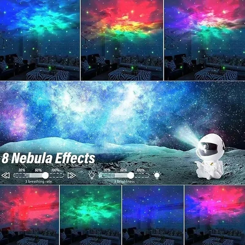 Astronaut Star Projector Colorful Galaxy Light For Bedroom Atmosphere And Birthday Gift 5