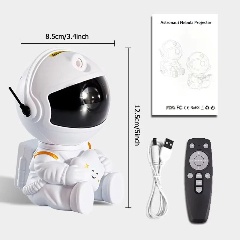 Astronaut Star Projector Colorful Galaxy Light For Bedroom Atmosphere And Birthday Gift 8