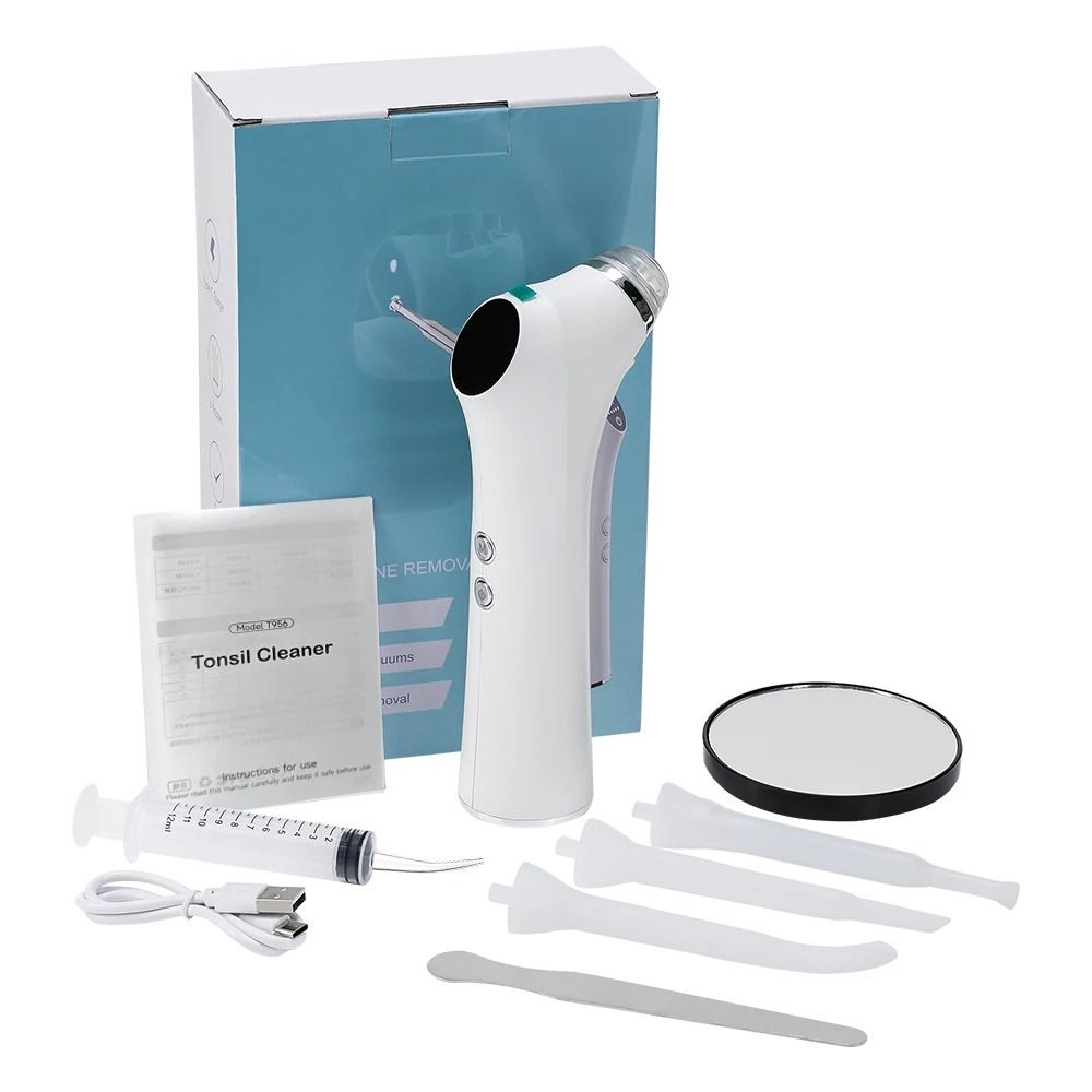 Electric Tonsil Stone Remover Tool With Visible Camera And Suction For Oral Care 7