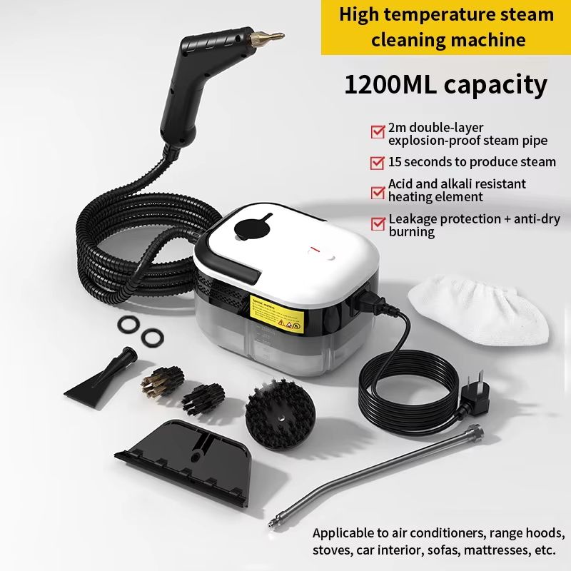 HighPressure Handheld Steam Cleaner  MultiSurface Steamer For Kitchen Bathroom Air Conditioner  Car 5