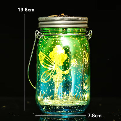 Solar Mason Jar Lantern  Waterproof Hanging Fairy Light For Garden Patio  Lawn Outdoor Decoration 9