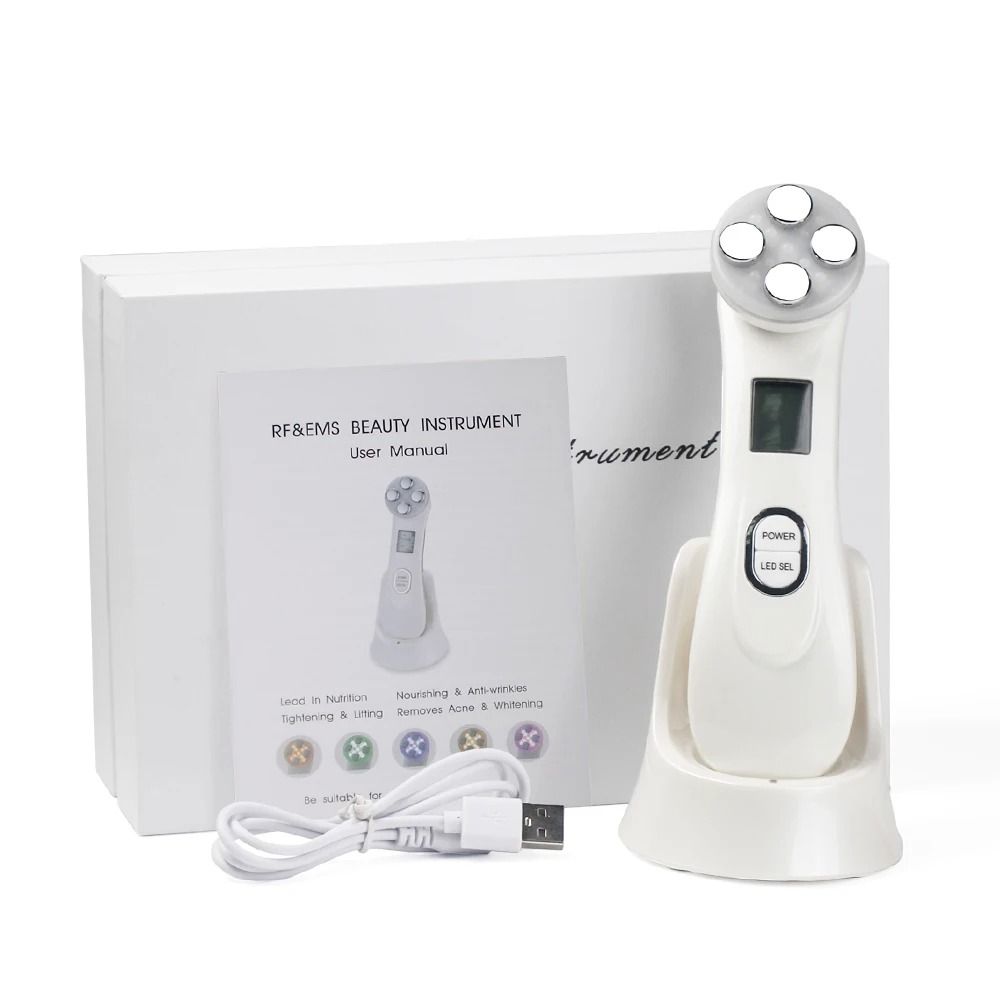 5 In 1 LED RF EMS Face Massager For Skin Lifting And Wrinkle Removal 11