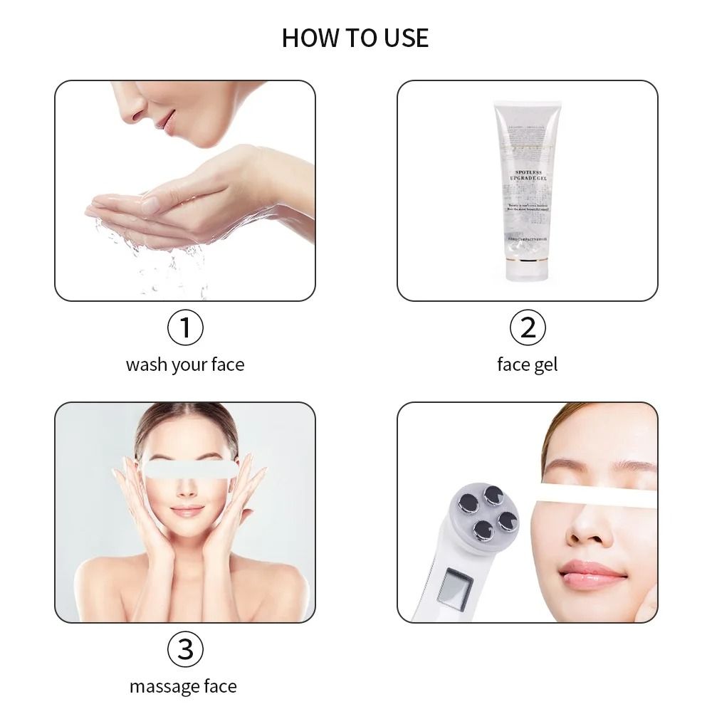 5 In 1 LED RF EMS Face Massager For Skin Lifting And Wrinkle Removal 5