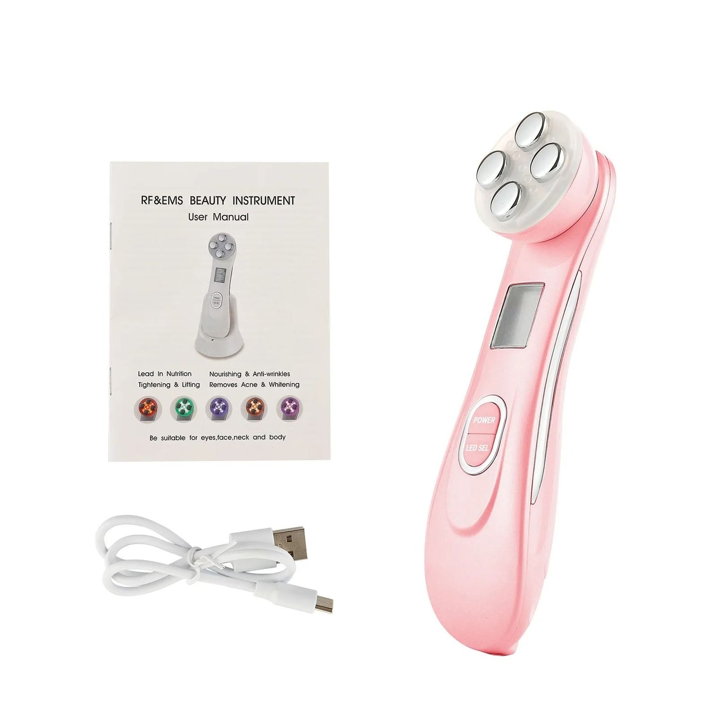 5 In 1 LED RF EMS Face Massager For Skin Lifting And Wrinkle Removal 7