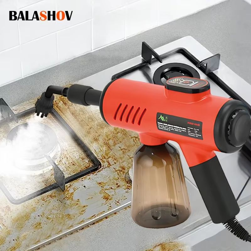 1200W High-Pressure Handheld Steam Cleaner – Chemical-Free Steamer for Kitchen, Hood, Air Conditioner & Household Steril