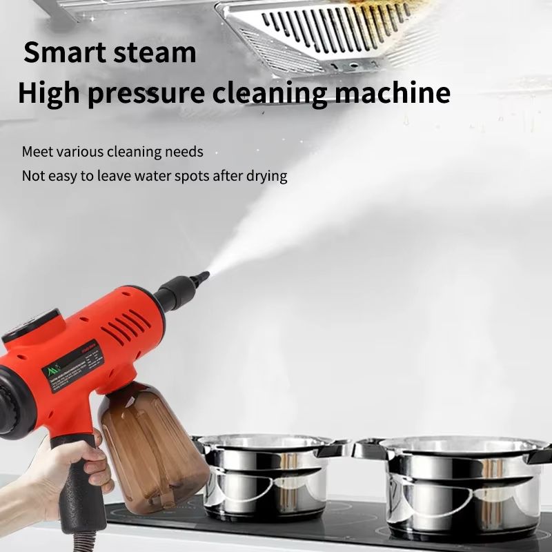 1200W HighPressure Handheld Steam Cleaner  ChemicalFree Steamer For Kitchen Hood Air Conditioner  H 1