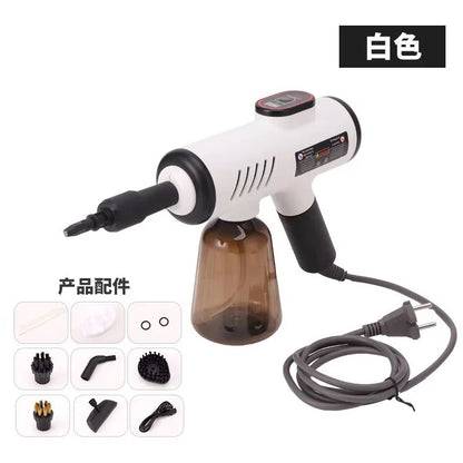 1200W HighPressure Handheld Steam Cleaner  ChemicalFree Steamer For Kitchen Hood Air Conditioner  H 7
