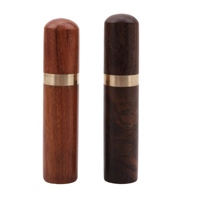 Portable Wood Toothpick Holder, Mini Toothpick Storage Box for Living Room, Pocket-Sized Toothpick Dispenser Stainless