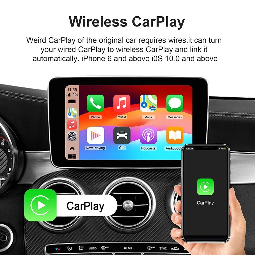 Android 13 TV Box Smart CarPlay Ai Box With Wireless Android Auto 2