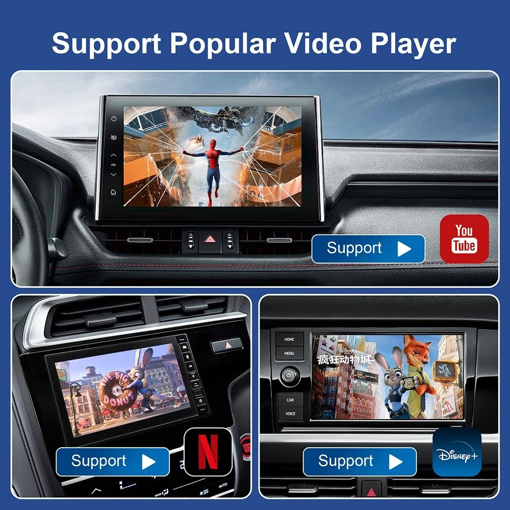 Android 13 TV Box Smart CarPlay Ai Box With Wireless Android Auto 3