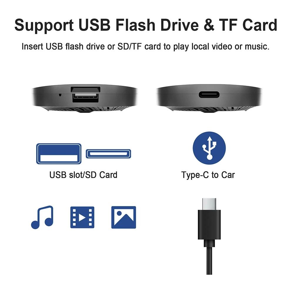 Android 13 TV Box Smart CarPlay Ai Box With Wireless Android Auto 6
