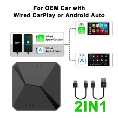 Android 13 TV Box Smart CarPlay Ai Box With Wireless Android Auto 7