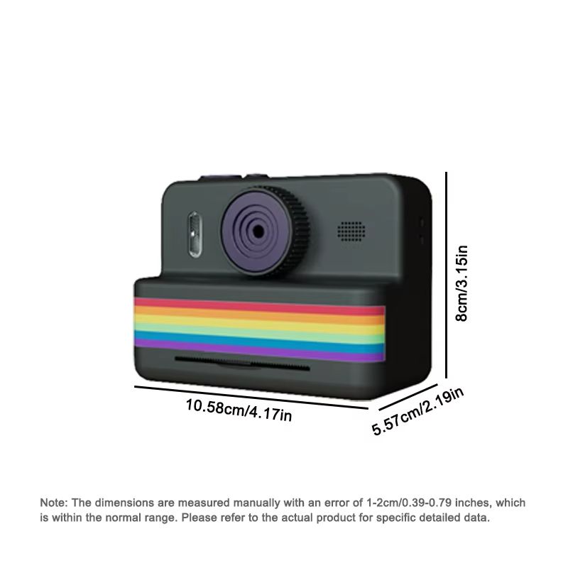 Kids Digital Camera With Instant Print  Mini HD Photography  Thermal Printer For Children 2