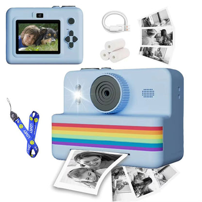 Kids Digital Camera With Instant Print  Mini HD Photography  Thermal Printer For Children 10