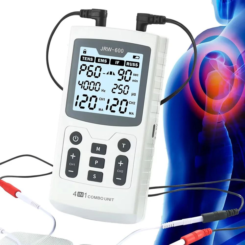 4 in 1 Electric Muscle Stimulator Interferential High Frequency Physiotherapy Device