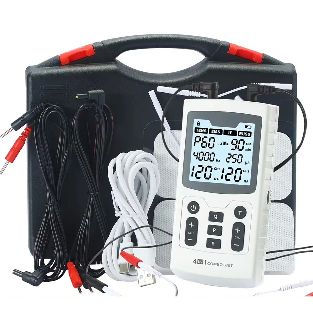 4 In 1 Electric Muscle Stimulator Interferential High Frequency Physiotherapy Device 8