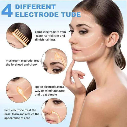 Electrode Tube Beauty Machine Ozone High Frequency Facial Wand Care Tool 2