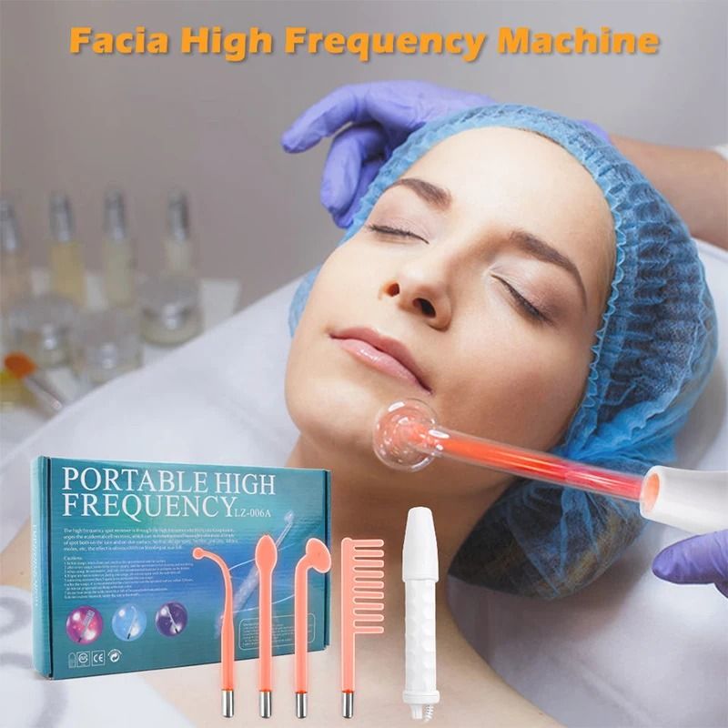 Electrode Tube Beauty Machine Ozone High Frequency Facial Wand Care Tool 6