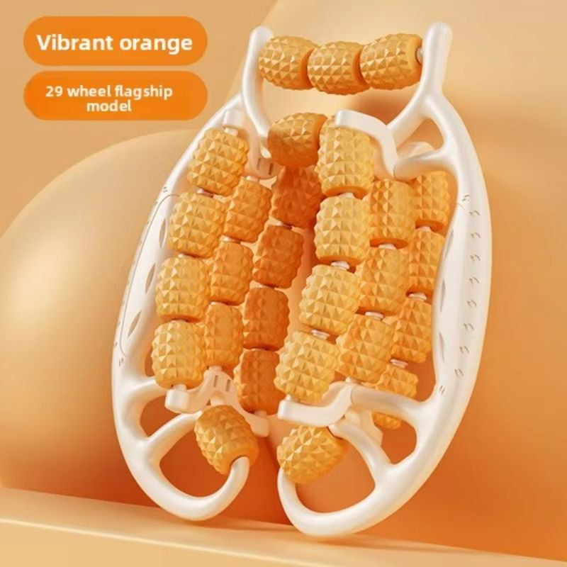 28Wheel AntiCellulite Body Slimming Massager  Leg Clamp Roller For Relaxation  Lymphatic Drainage 13