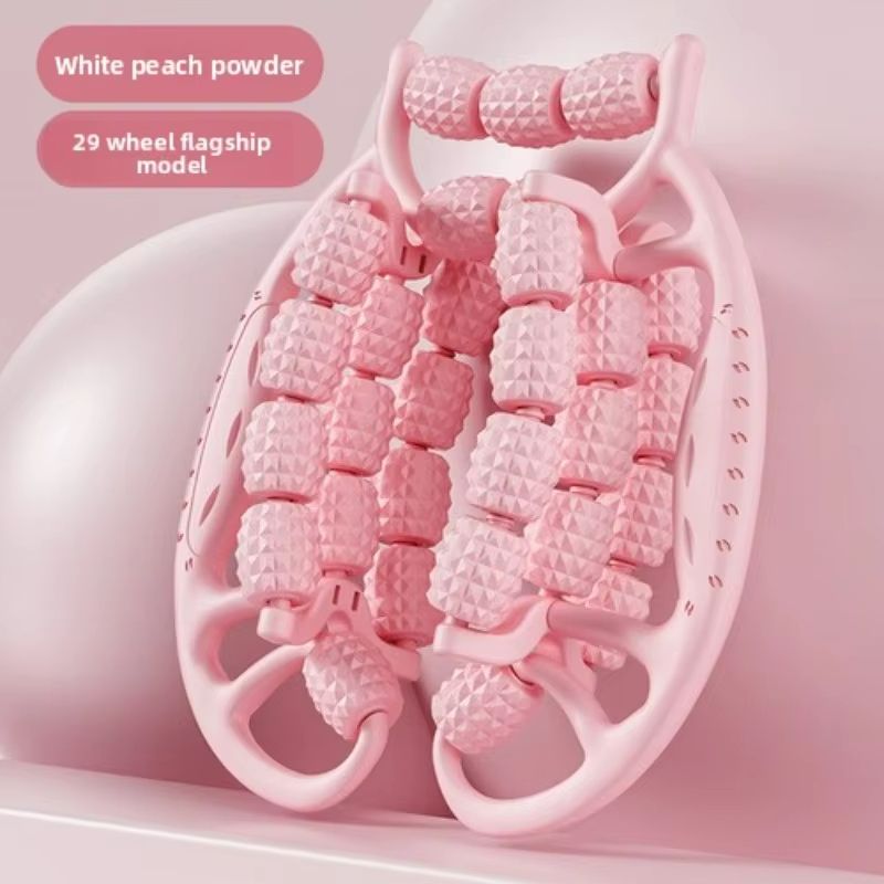 28Wheel AntiCellulite Body Slimming Massager  Leg Clamp Roller For Relaxation  Lymphatic Drainage 14