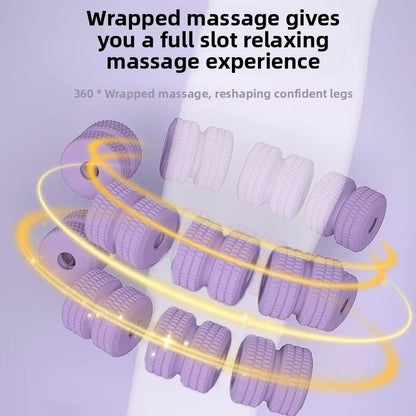 28Wheel AntiCellulite Body Slimming Massager  Leg Clamp Roller For Relaxation  Lymphatic Drainage 2