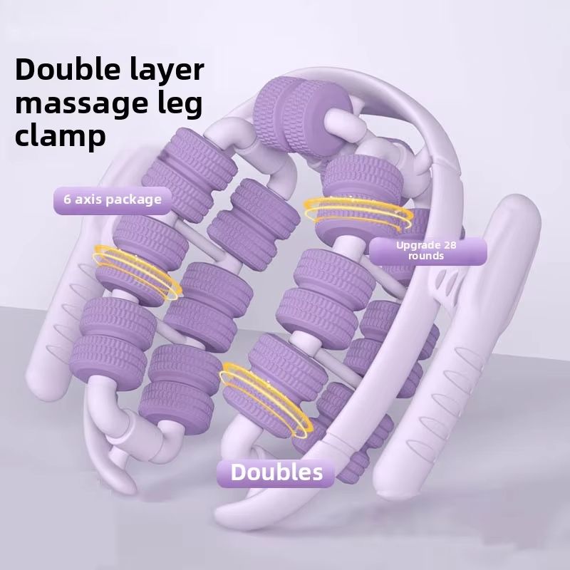 28Wheel AntiCellulite Body Slimming Massager  Leg Clamp Roller For Relaxation  Lymphatic Drainage 3