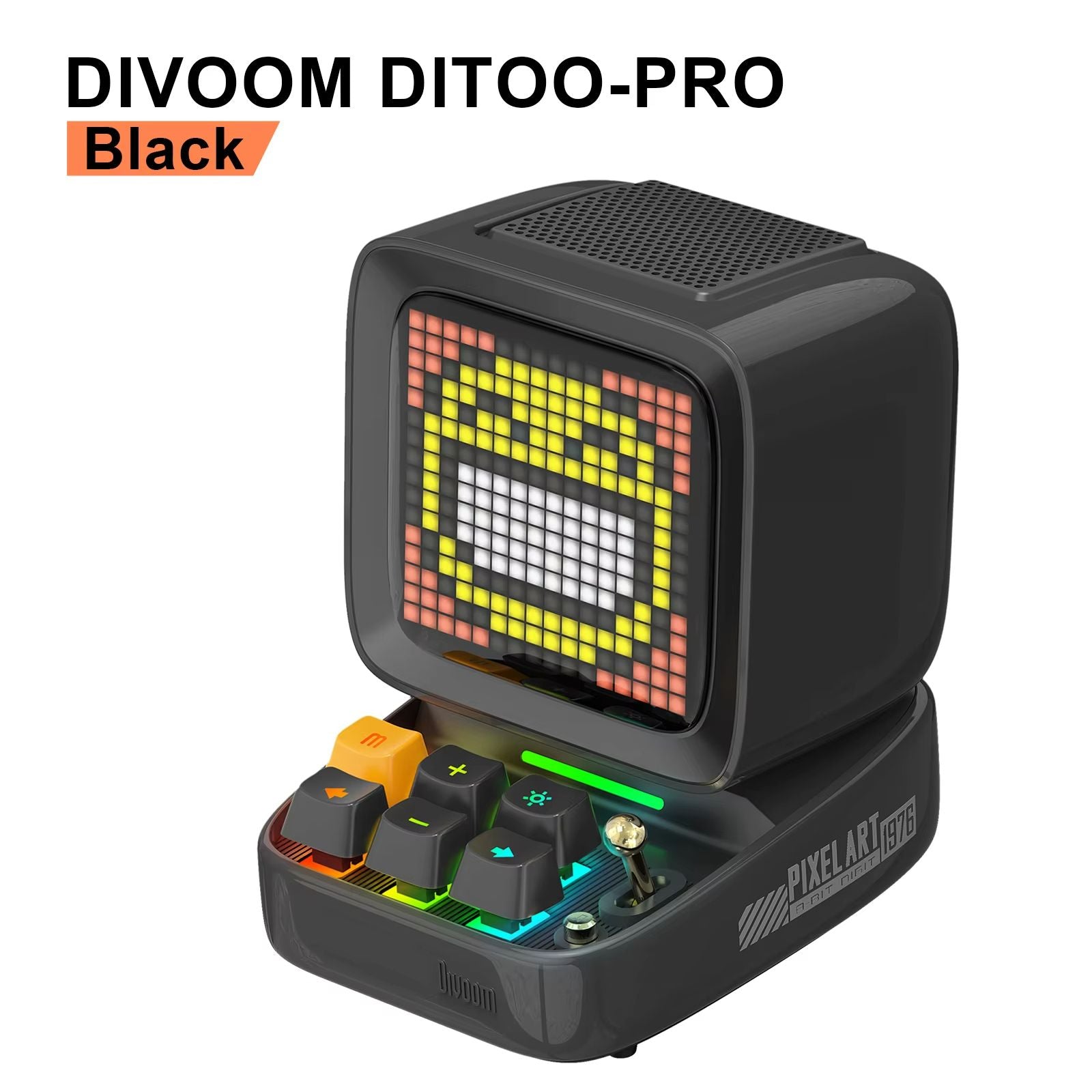 Ditoo Retro Bluetooth Speaker With Pixel Art Display  Cute Portable Speaker  Digital Clock 6