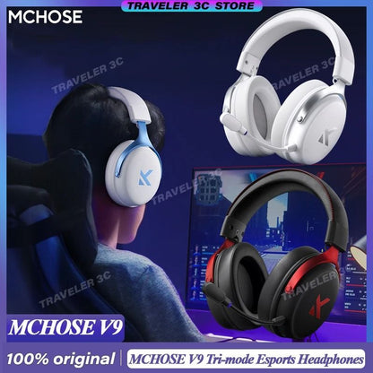 Smart Tri Mode Gaming Headphone Hi Res Music Active Noise Reduction Headset