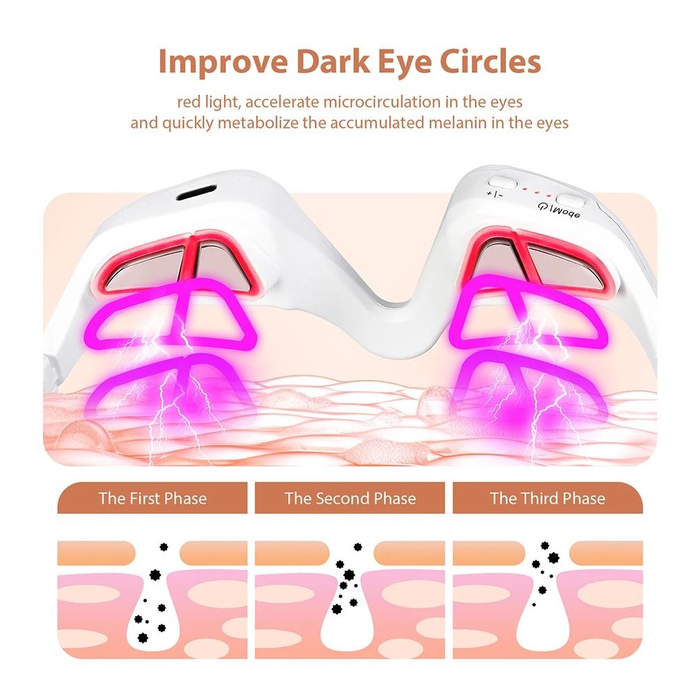 Rechargeable Eye Massager For Dark Circles And Puffiness Relief 2