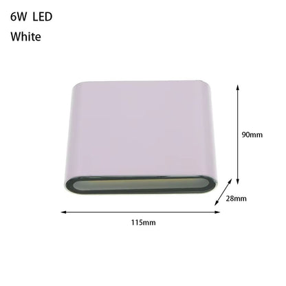 LED Outdoor Waterproof Wall Light 6W 12W 24W  Modern Aluminum Wall Lamp For Balcony Bedroom Living  9