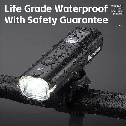 WEST BIKING Intelligent Bike Front Light 400 Lumens  Smart Light Sensing Rechargeable Bicycle Headl 2