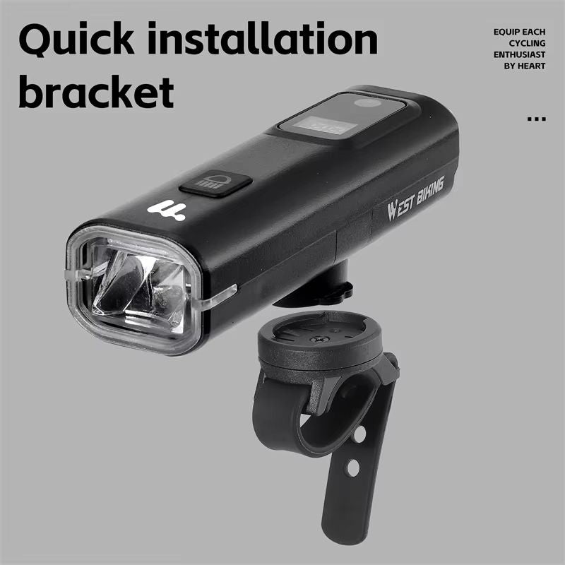 WEST BIKING Intelligent Bike Front Light 400 Lumens  Smart Light Sensing Rechargeable Bicycle Headl 4