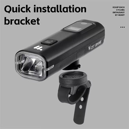 WEST BIKING Intelligent Bike Front Light 400 Lumens  Smart Light Sensing Rechargeable Bicycle Headl 4