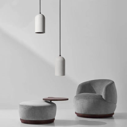 Concrete Pendant Light For Kitchen Cement Loft Hanging Lamp Retro Ceiling Chandelier For Restaurant 1