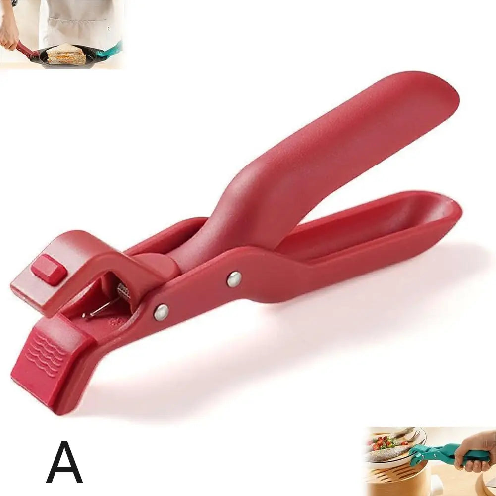 Anti-Scalding Dish Plate Gripper Clips, Secure Tongs Clamp Holder for Moving Hot Plates, Bowls from Pot, Microwave Oven