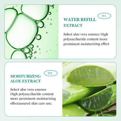 Aloe Facial Soap Face Wash Foam Facial Cleanser, Moisturizing Firming Handmade Soap, Hydrating Oil Control Body Bathing