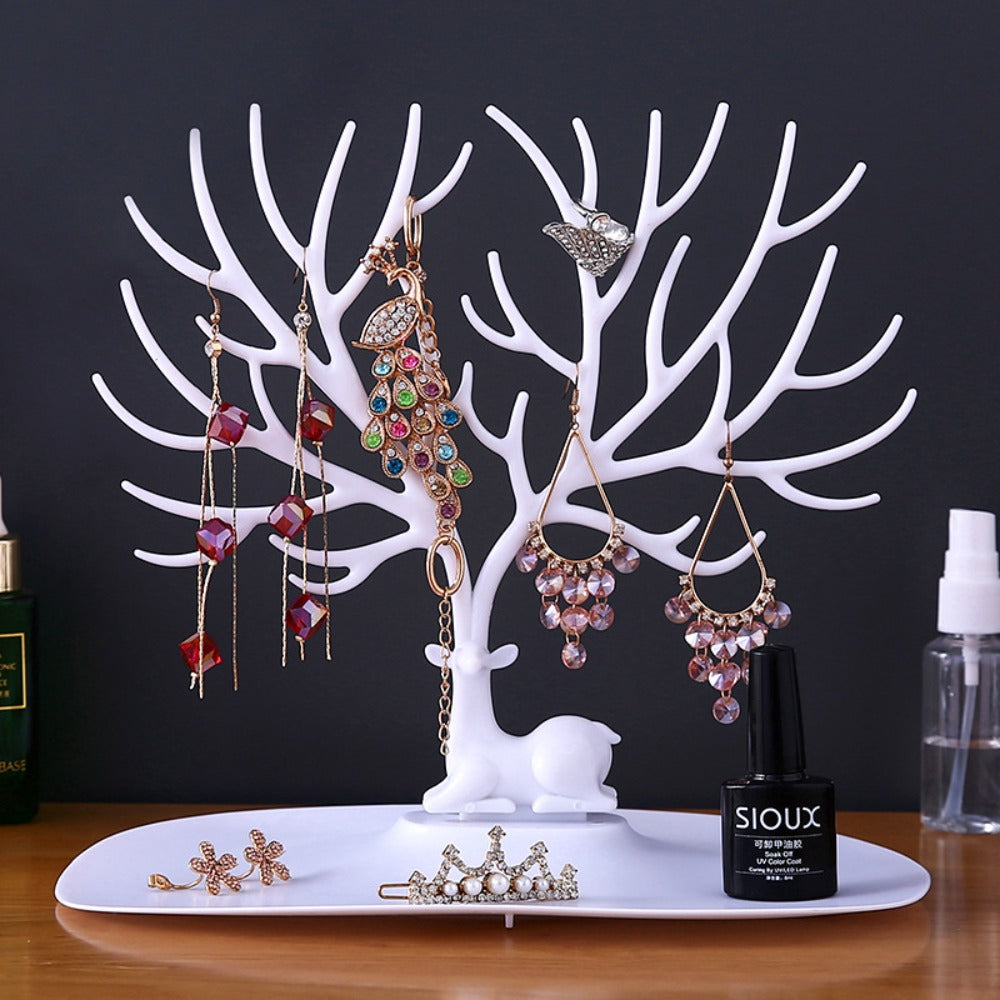 Creative Jewelry Display Stand, Durable Ring Organizer, Bracelet & Necklace Storage Racks for Stylish Showcase