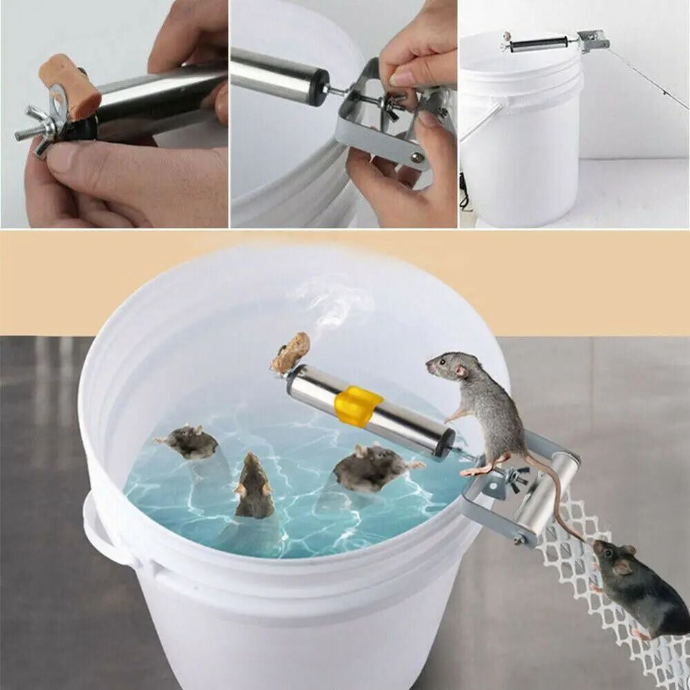 Multi Catch Roller Slide Lid Mouse Rat Trap For Household Use 1