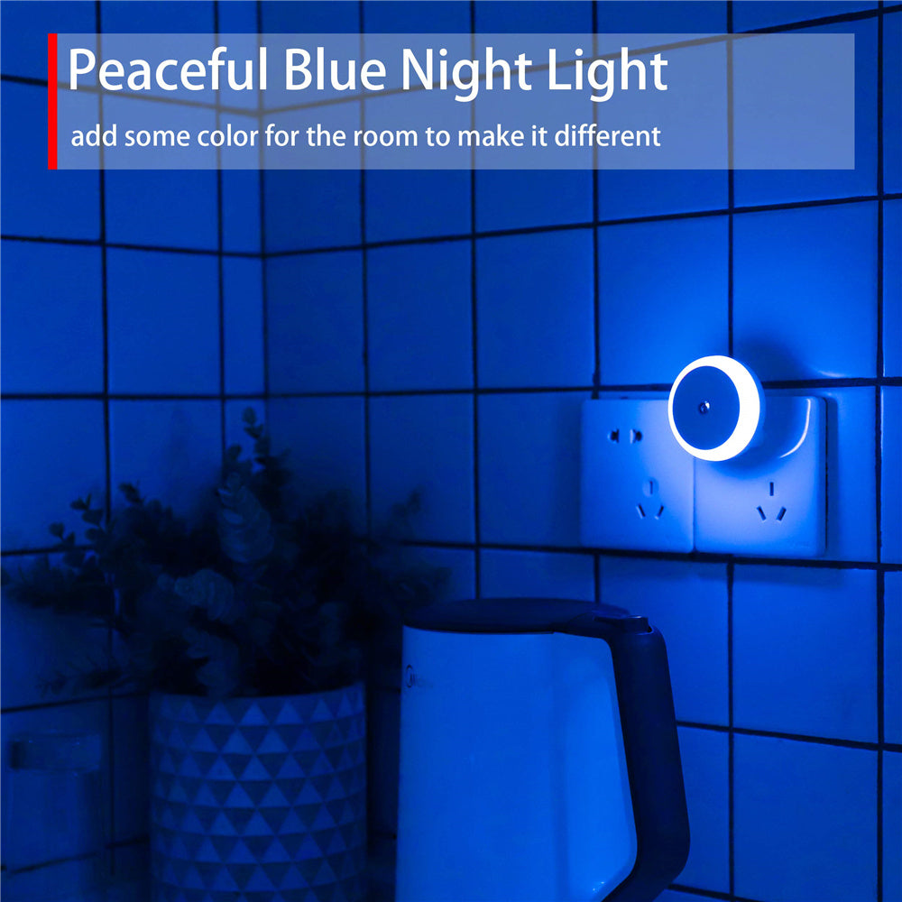 LED Night Light Plug in, Auto Dim Dusk to Dawn Sensor, Smart Wall Lamp for Bathroom, Stairway, Kitchen, Bedroom