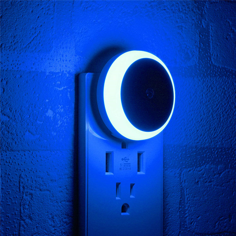 LED Night Light Plug in, Auto Dim Dusk to Dawn Sensor, Smart Wall Lamp for Bathroom, Stairway, Kitchen, Bedroom