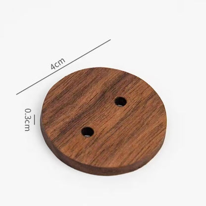 Black Walnut Earring Stud Display Cards, Solid Wood Jewelry Display Shelf for Ear Nails Earrings, Wooden Earring Storage