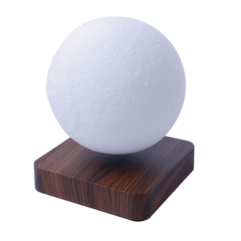 Magnetic Levitation Moon Lamps, New 3D Printing LED Night Light Creative Touch, Rotating Floating Desk Gift