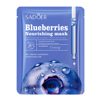 Firming Hydrating Facial Masks, Fruit Floral Fragrance Face Skin Care, Face Mask Moisturizing