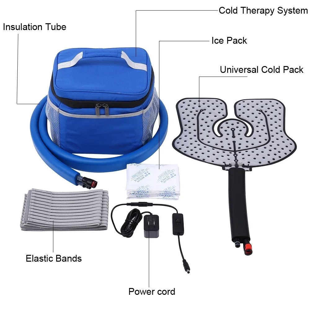 Cold Therapy Knee Cuff With Compression And Ice Cooling For Pain And Swelling Relief 6