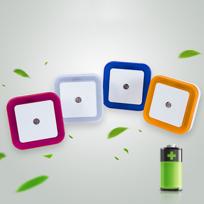 Mini Square Wireless Sensor LED Night Light, Soft Lighting for Baby, Children, Bedroom, Living Room, Corridor