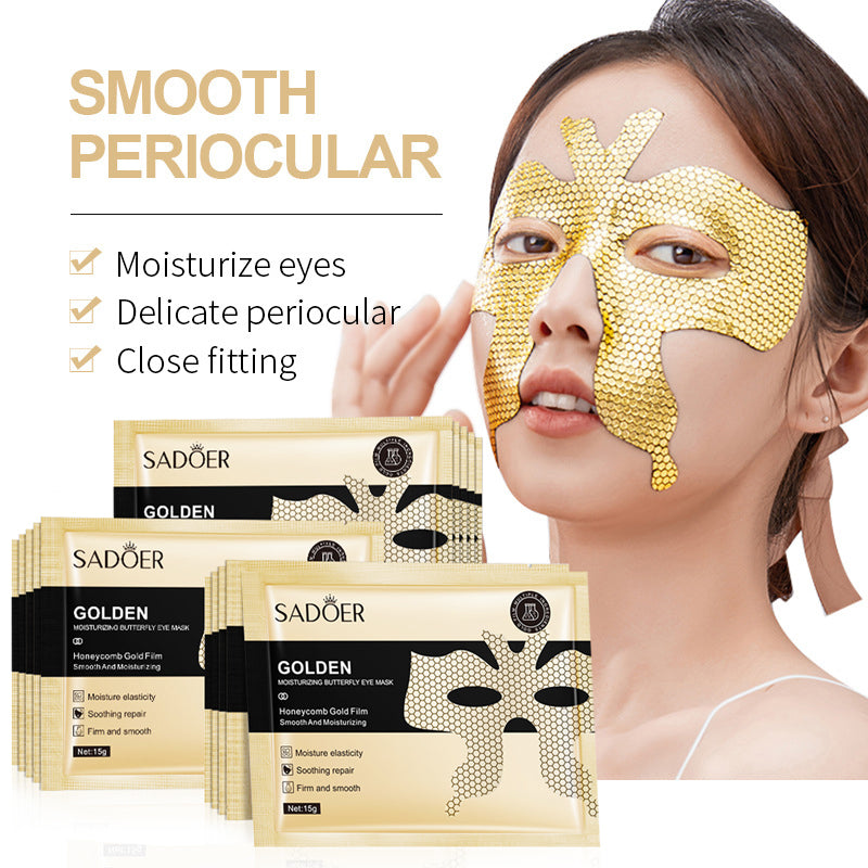 Collagen Eye Mask, Peptide Golden, Smooth Anti Dark Circle, Moisturizing Firming, Skin Care Masks, Eye Pathes Eyes