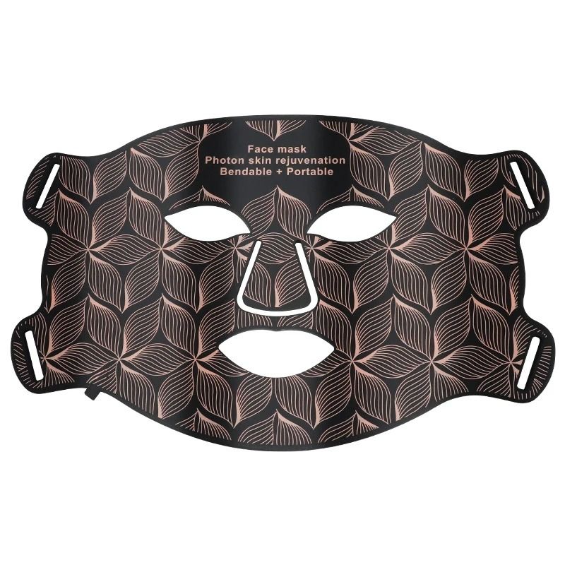 Eight Color LED Facial And Neck Mask With Light Therapy For Skin Firming Whitening And Oil Control 6