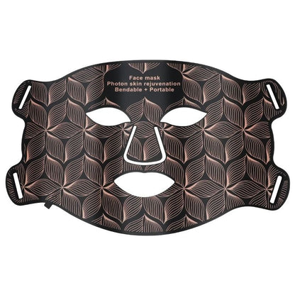 Eight Color LED Facial And Neck Mask With Light Therapy For Skin Firming Whitening And Oil Control 6